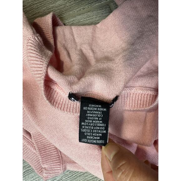 Womens Hot Topic Pink Strawberry Sweater Vest Small Preppy Academia Y2K Clueless - Picture 9 of 9